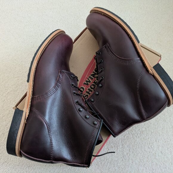 Red Wing Beckman Boot in Black Cherry, 11D - Picture 14 of 16